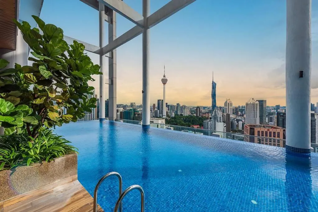 Cl24A 5-6Pax Klcc Sky Pool Condo Kuala Lumpur 0*,  Malajzia